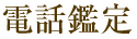 電話鑑定 電話鑑定